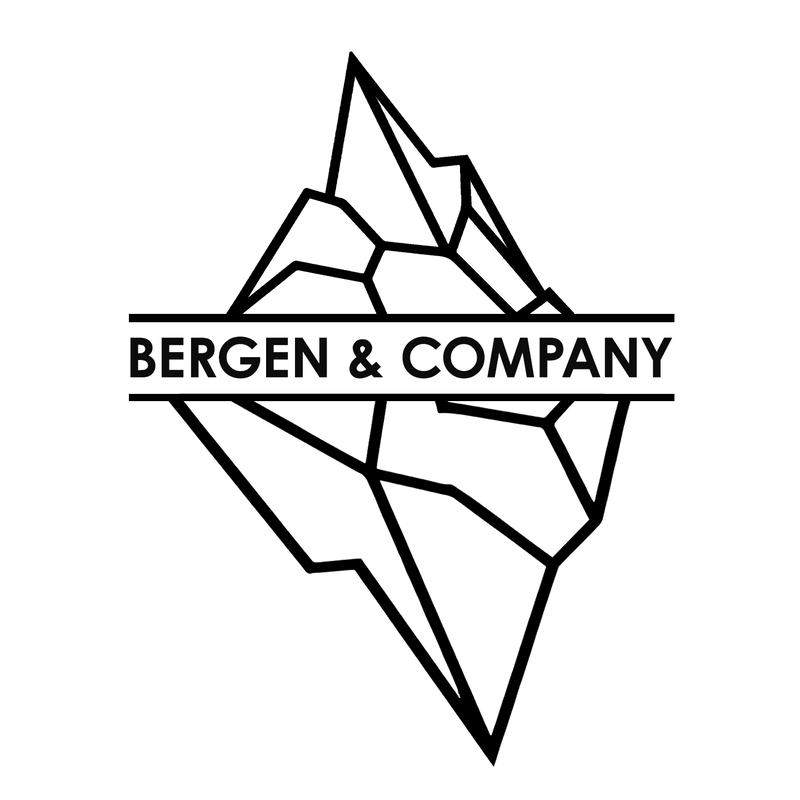 Our company logo; which is a modern take on a giant iceberg with our name sandwiched in the middle.